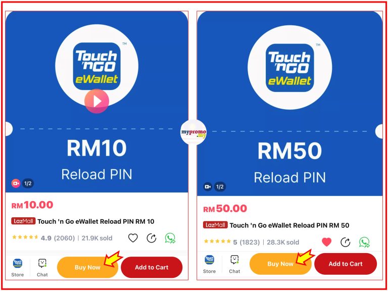 Touch N Go Ewallet Reload Pin Code For New Users February