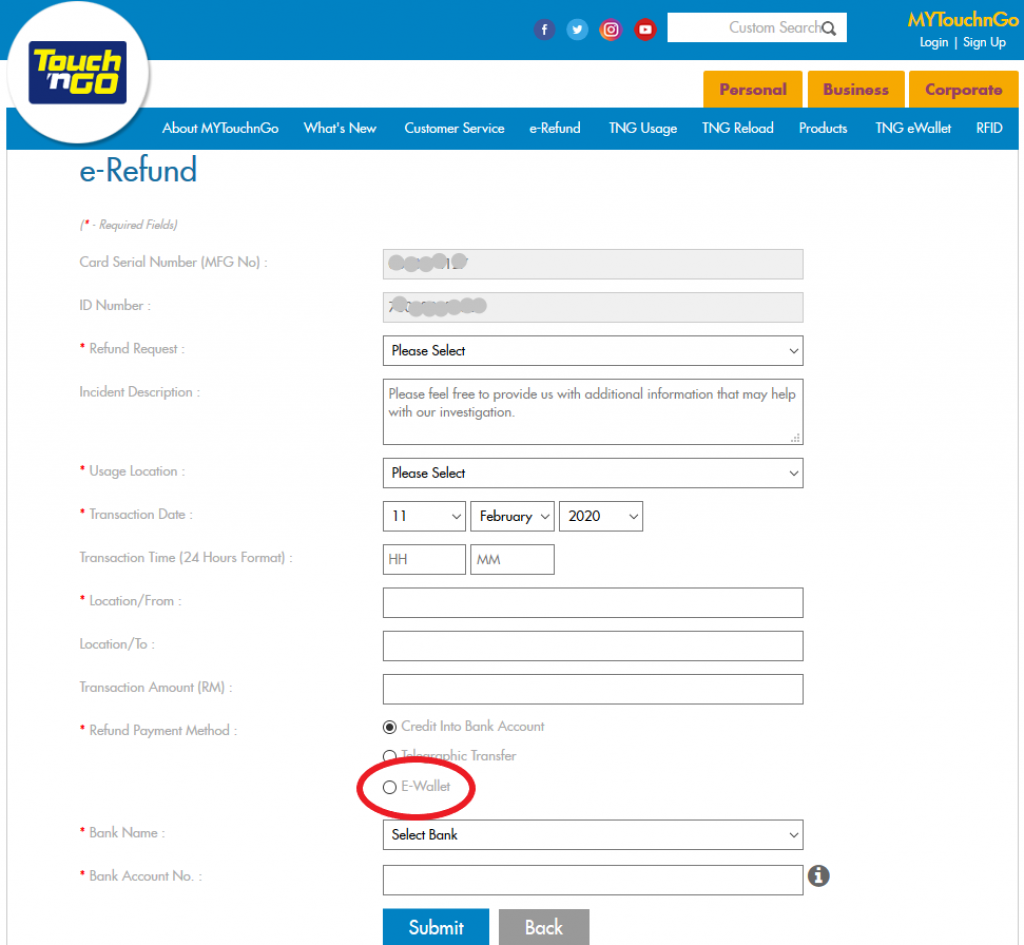 How To Get A Refund For Your Touch N Go Card Step By Step November 2021 Mypromo My