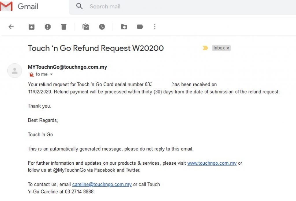 How To Get A Refund For Your Touch N Go Card Step By Step November 2021 Mypromo My