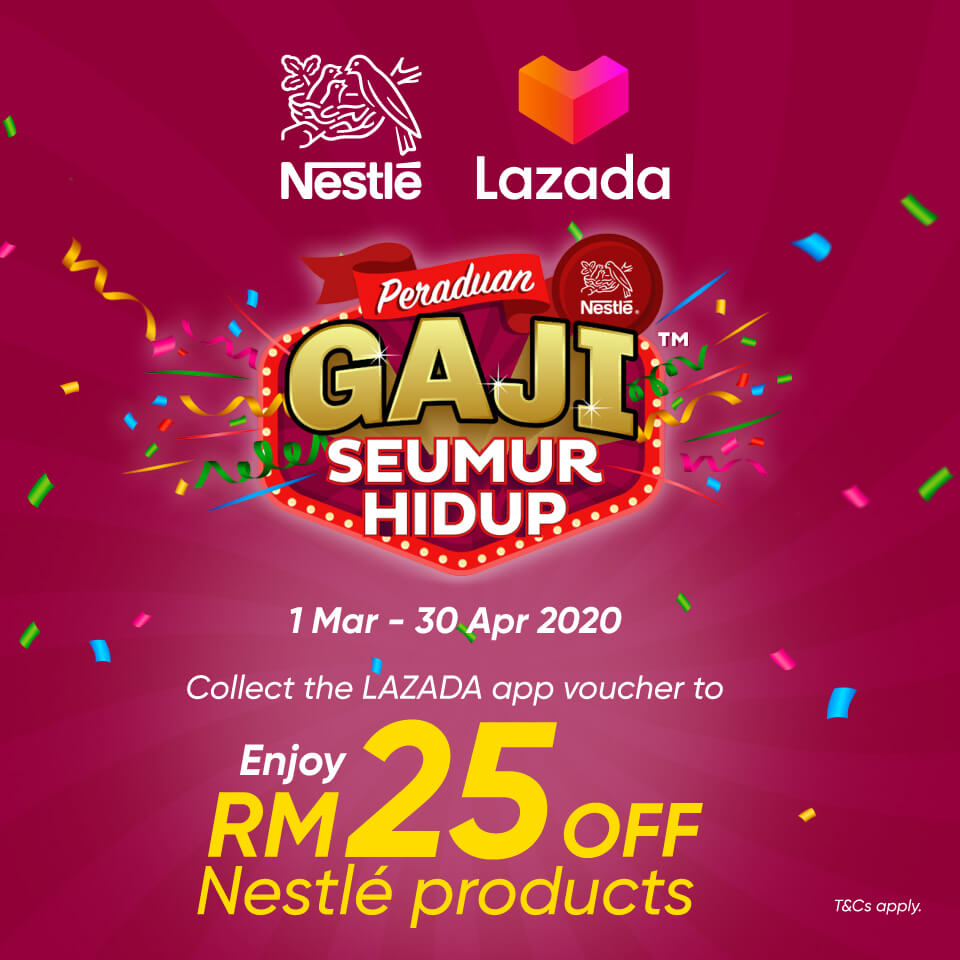 Touch 'n Go eWallet: Nestle Peraduan Gaji Seumur Hidup ...