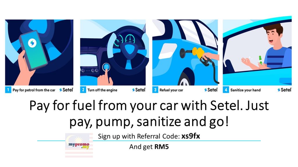 Pay for fuel from your car with Setel