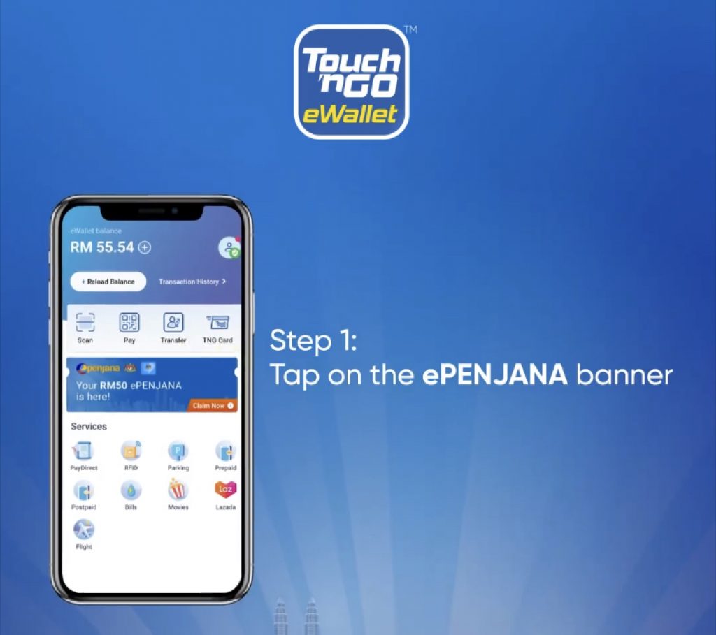 ePenjana: Claim from Touch 'n Go eWallet, Step by Step ...