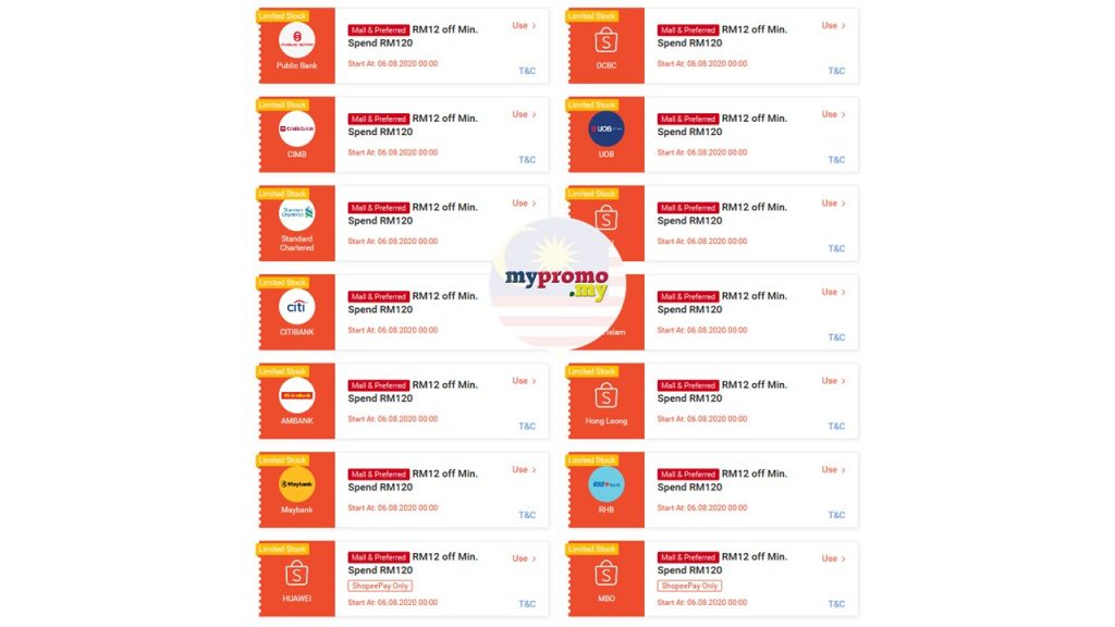 List Of Shopee 8 8 Bank Vouchers Promo Codes My