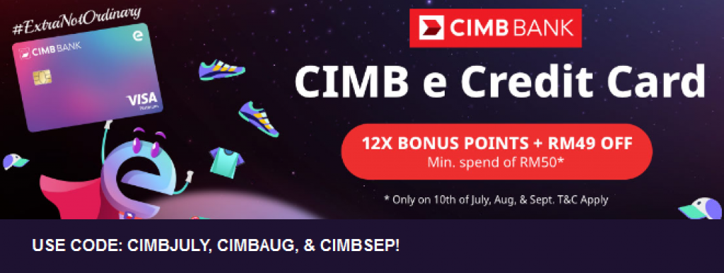 Lazada Shopee X Cimb E Credit Card Promo Code Mypromo My