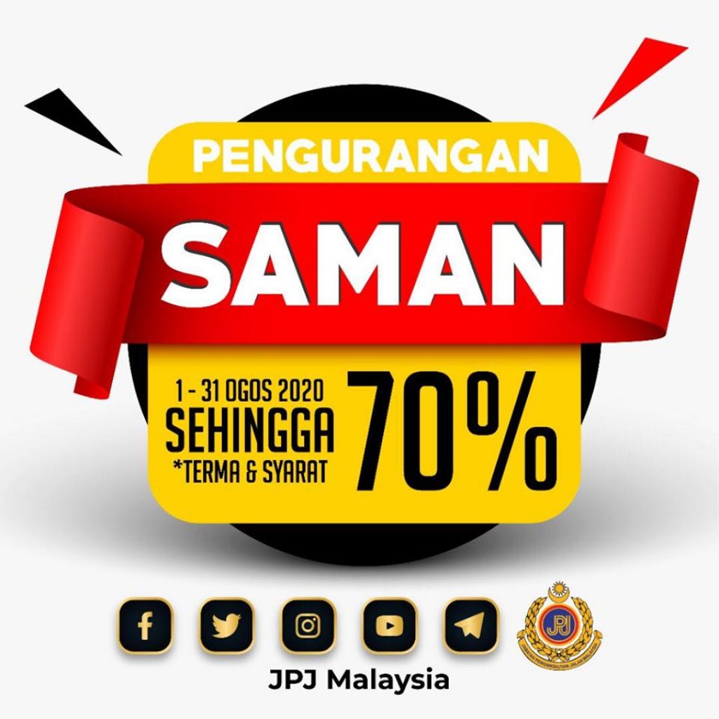 70 Diskaun Bagi Pembayaran Saman Jpj Dan Spad Mypromo My