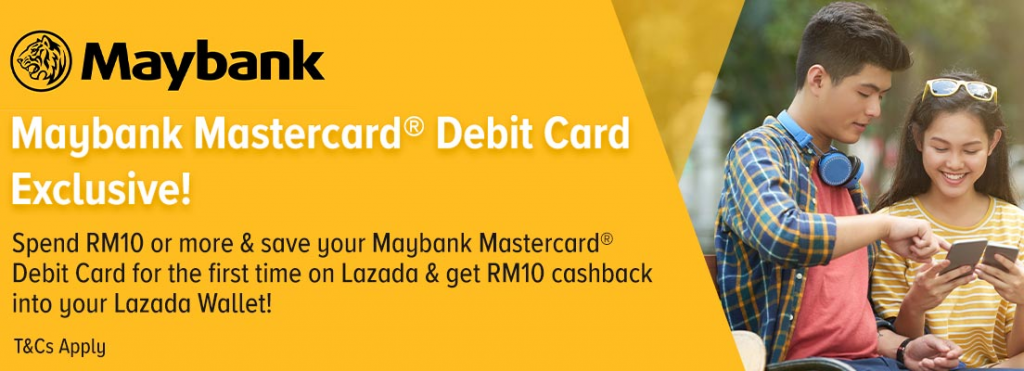 Maybank Mastercard Debit Campaign 2020 Lazada