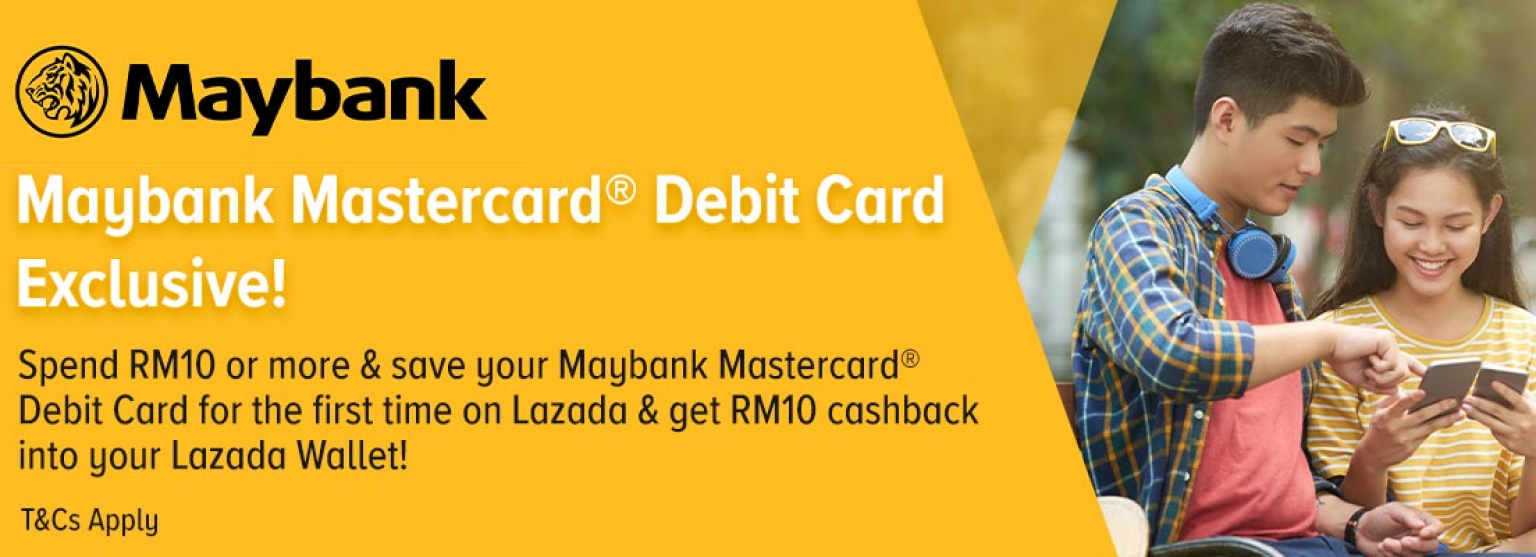 Lazada x Maybank Mastercard Debit Card Exclusive | mypromo.my