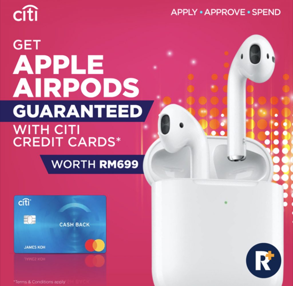 Apply Citibank Credit Card Via Ringgitplus And Get A Apple Airpods Worth Rm699 Mypromo My