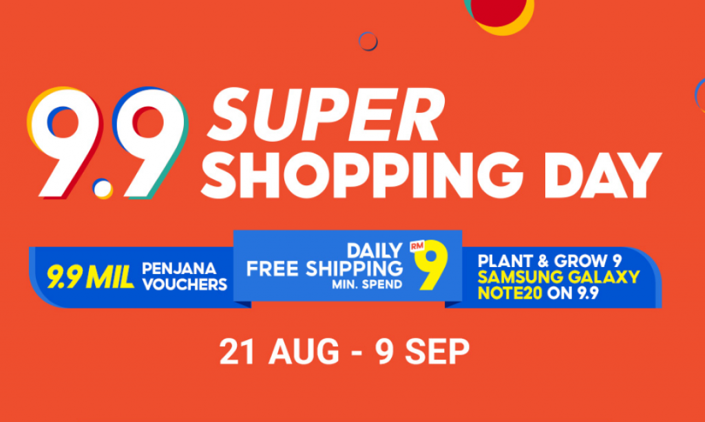 Shopee 9.9 Super Shopping Day 2020 Daily RM9 Free Shipping More Shopee Malaysia
