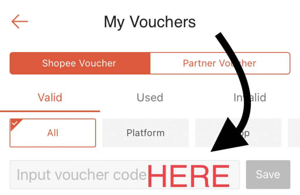 Voucher code