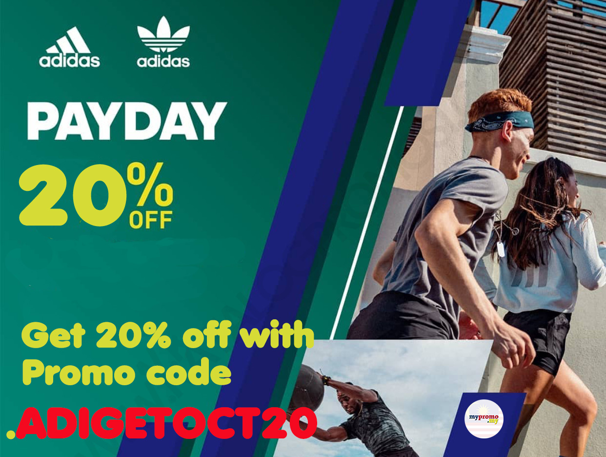 Adidas Malaysia Payday sale October 2020 March 2024 mypromo.my