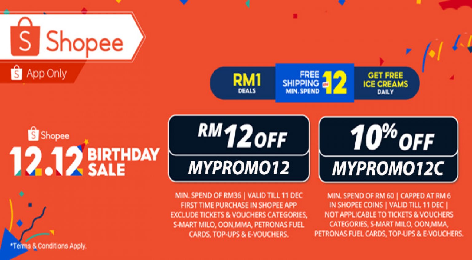 Shopee 12.12 X Mypromo.my Exclusive Vouchers | November 2024 Mypromo.my