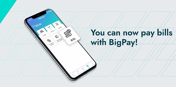 BigPay: you can now pay bills with the BigPay app! | April 2024 mypromo.my