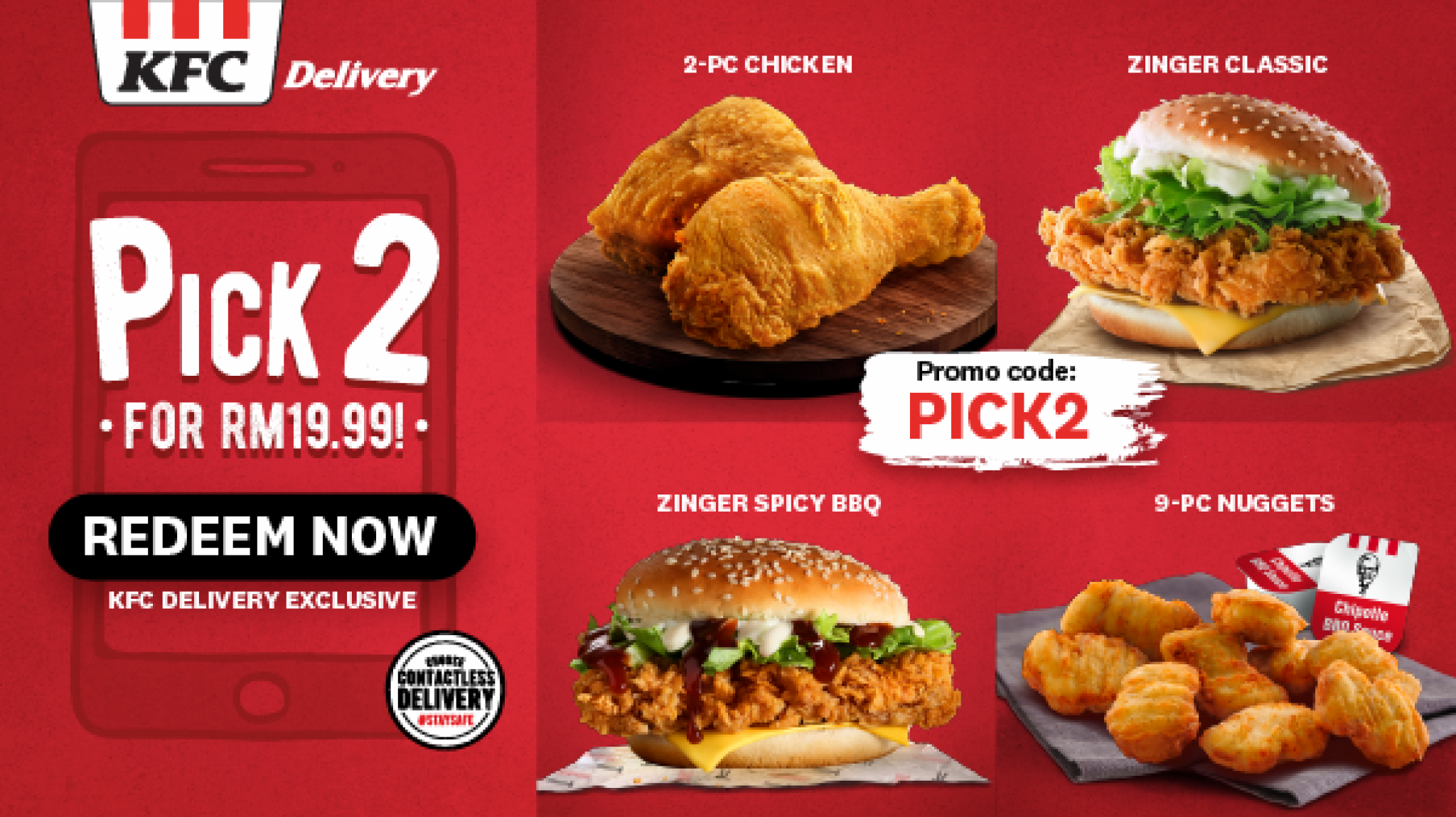 KFC: Pick 2 cravings for RM19.99! - mypromo.my