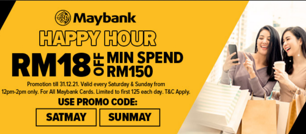 Lazada Maybank Happy Hour