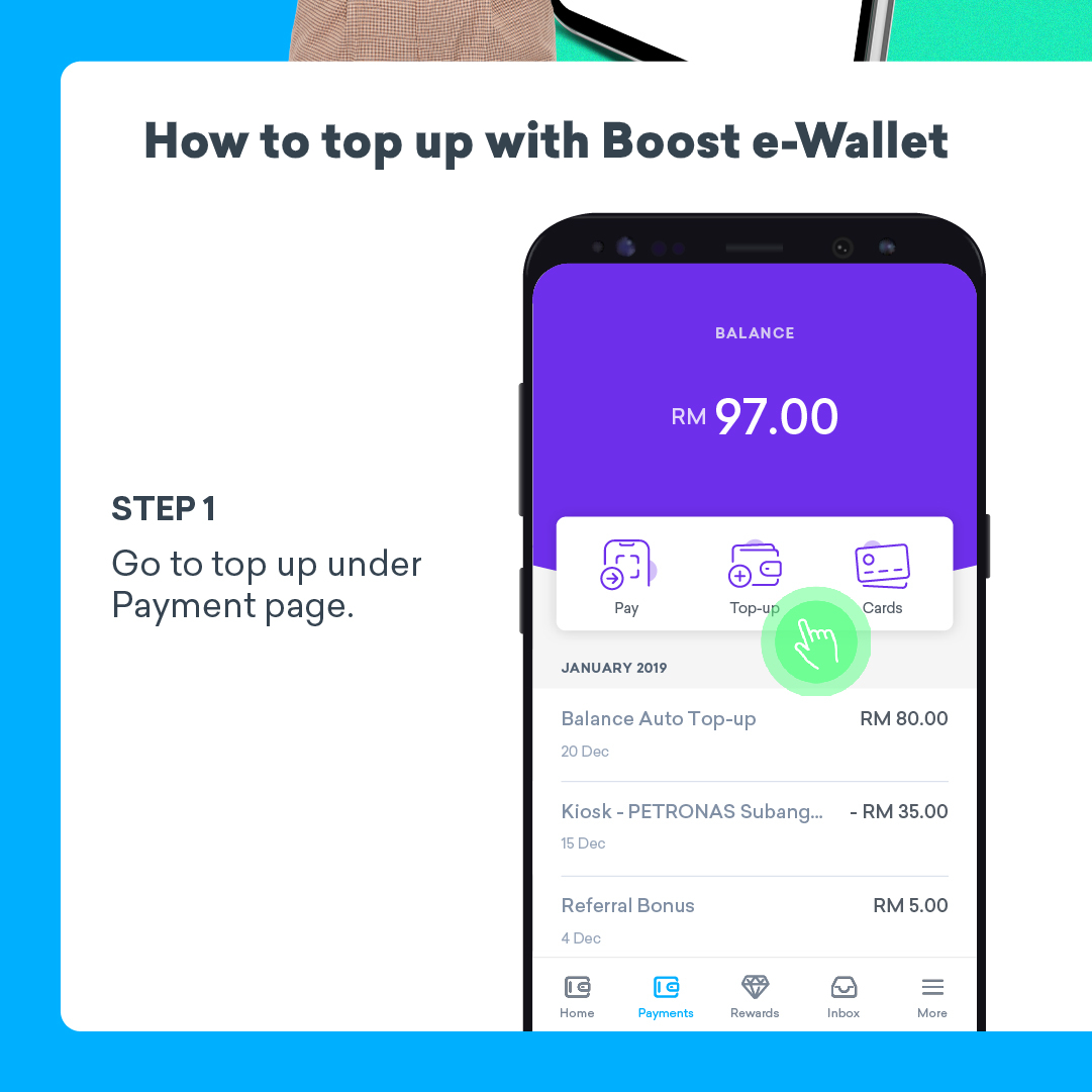 You can now top up your Setel Wallet with Boost eWallet mypromo.my
