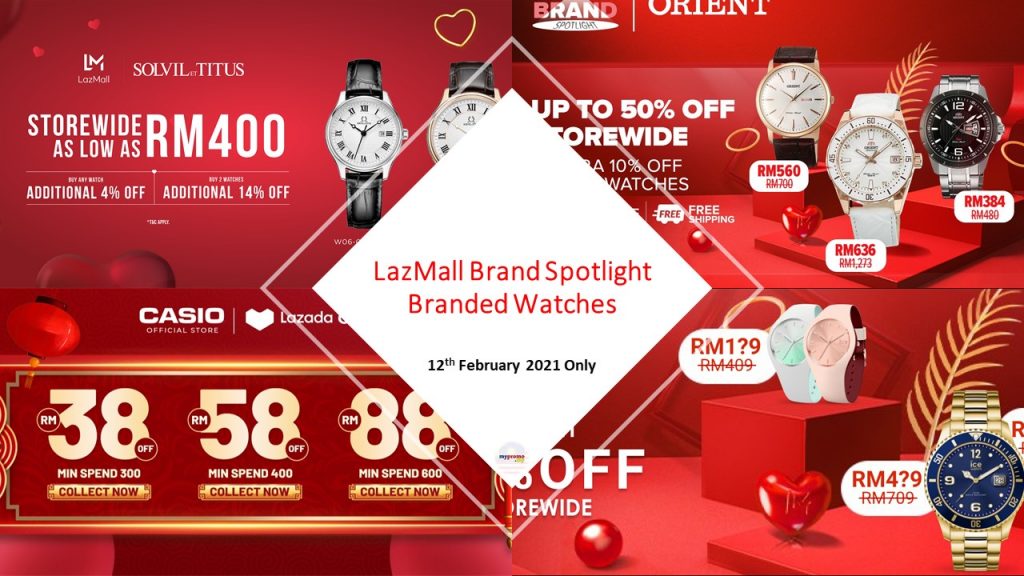 LazMall Brand Spotlight Branded Watches