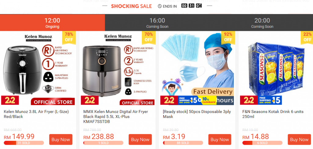 Shocking Sale Shopee Malaysia