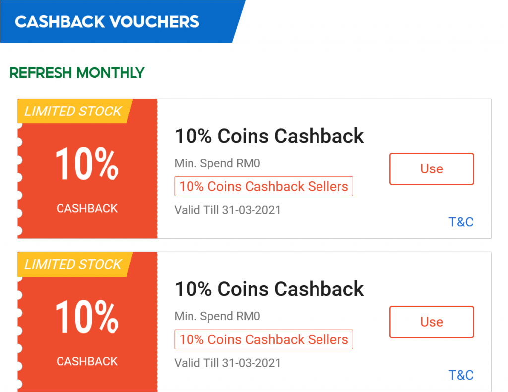Shopee Malaysia Monthly Voucher