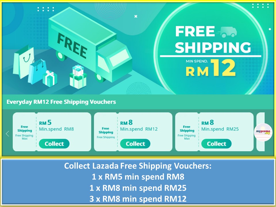 Lazada Free Shipping Vouchers for Raya 2021