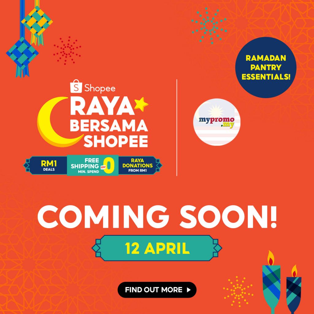 Celebrate Raya Bersama Shopee with RM19 Free Shipping Daily!