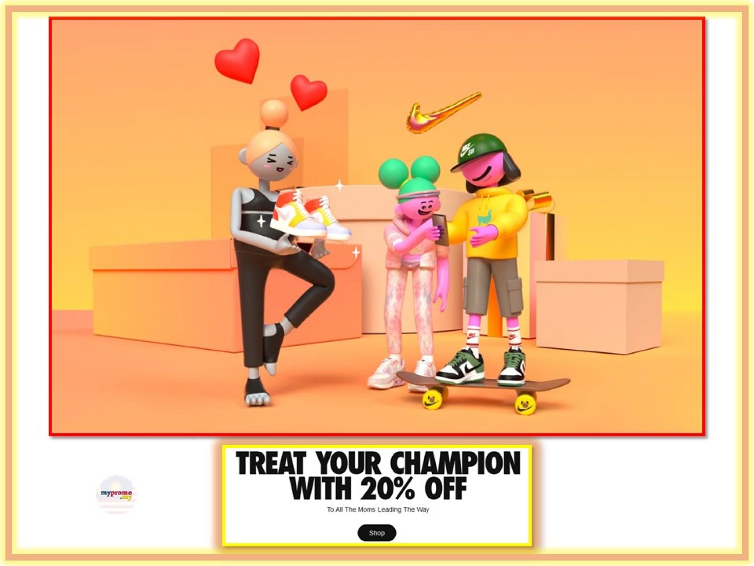 nike mother's day promo code