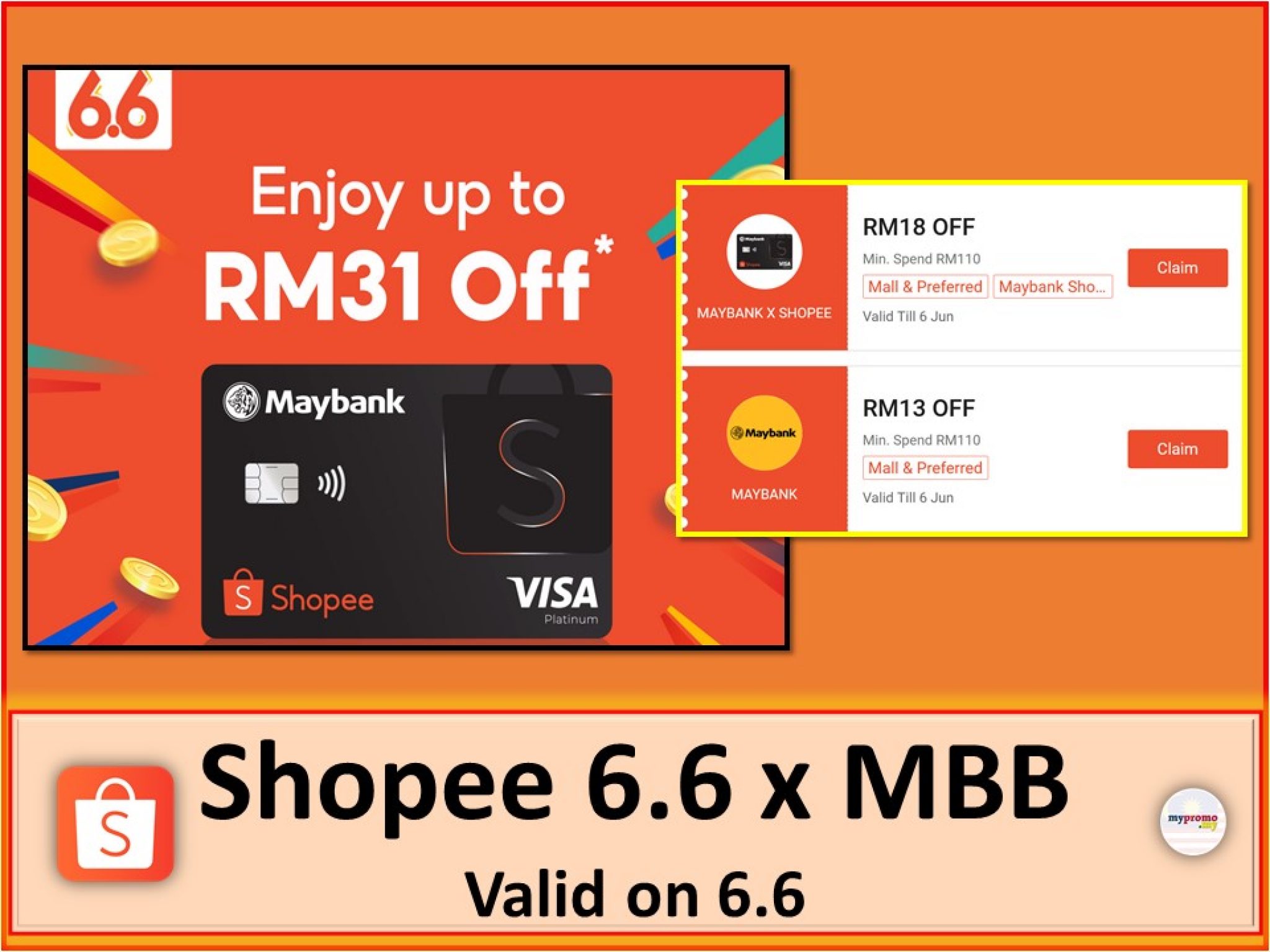 Shopee 6.6 Awesome Sale: Vouchers And Promo Code | Mypromo.my