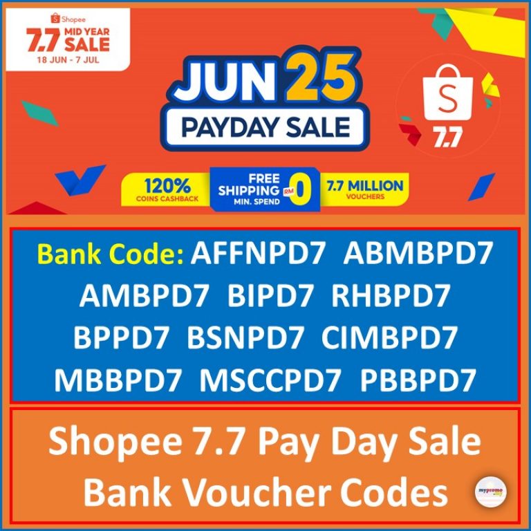 Shopee 7.7 Mid Year Sale 2021 - Payday Sale - mypromo.my