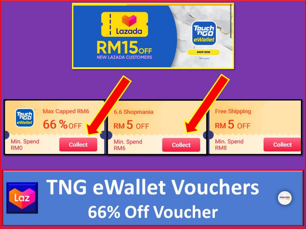 Lazada 6.6 : TNG 66% Off Voucher