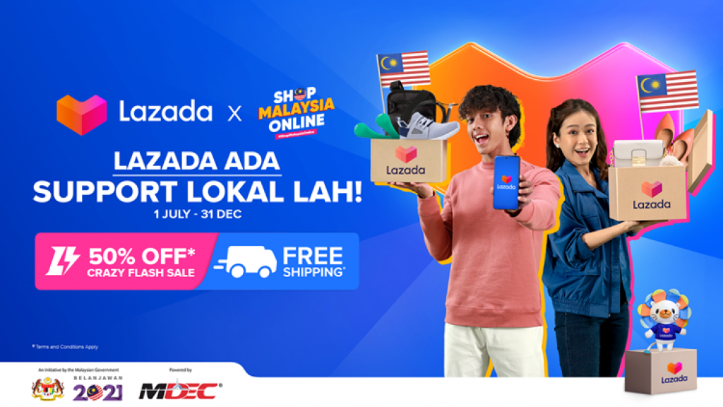 Lazada x Support Malaysia Online