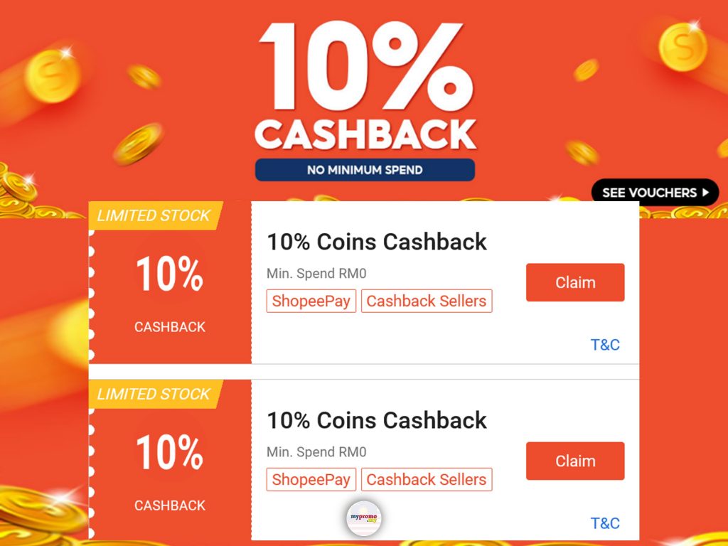 Shopee x Cashback Vouchers