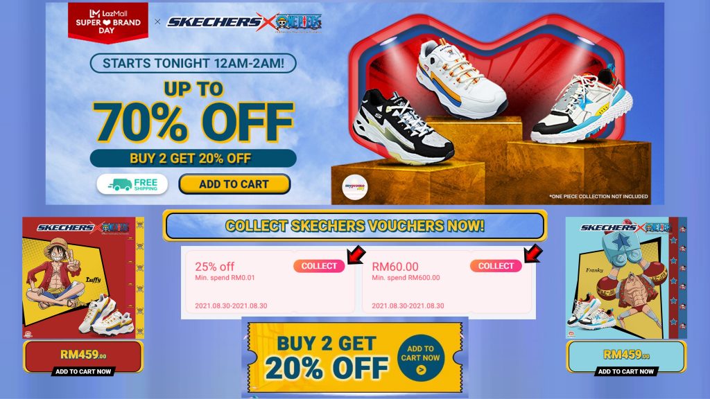 SKECHERS X ONE PIECE® COLLECTION AT THE LAZADA SUPER BRAND DAY