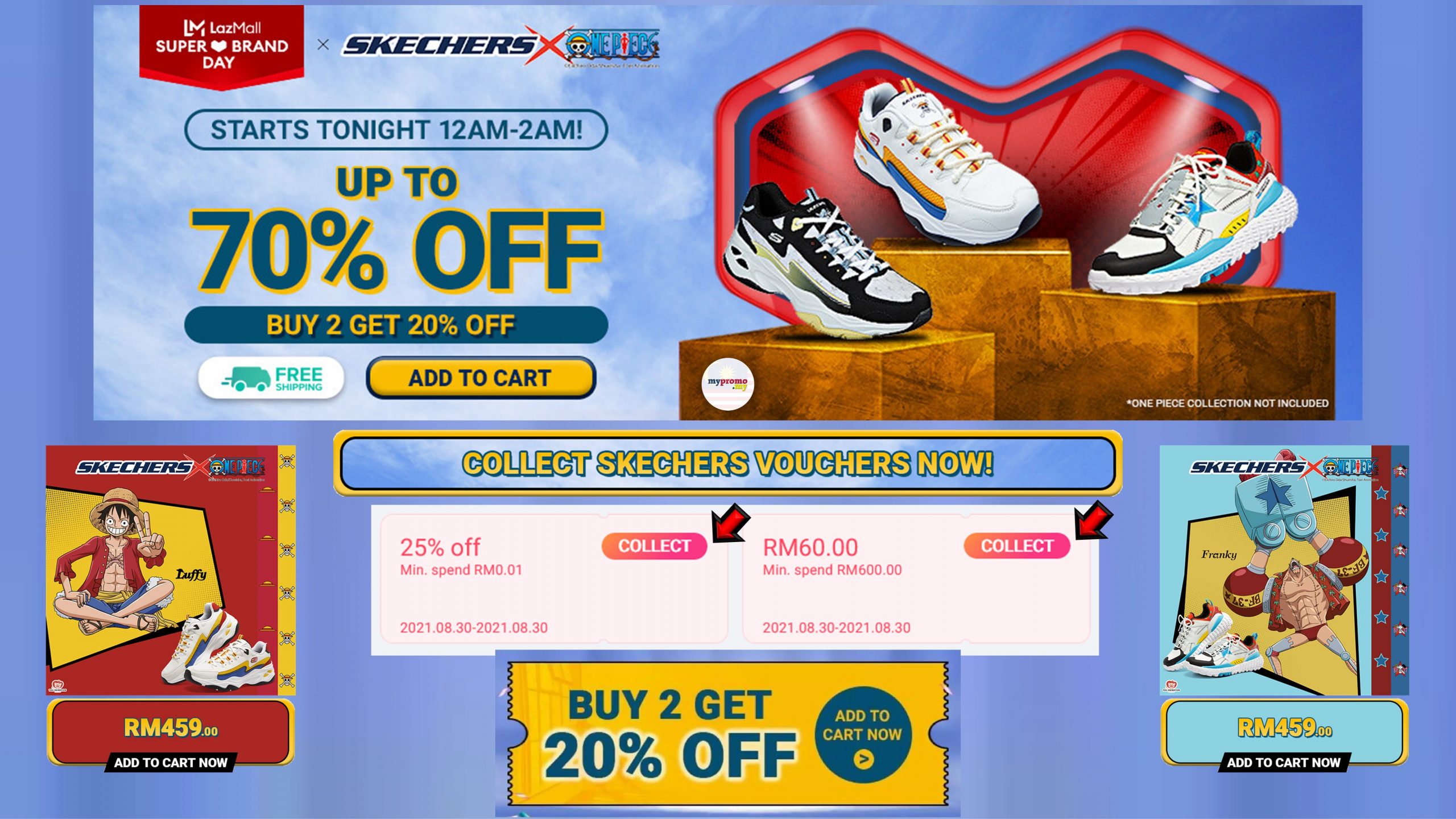 Skechers one outlet piece lazada