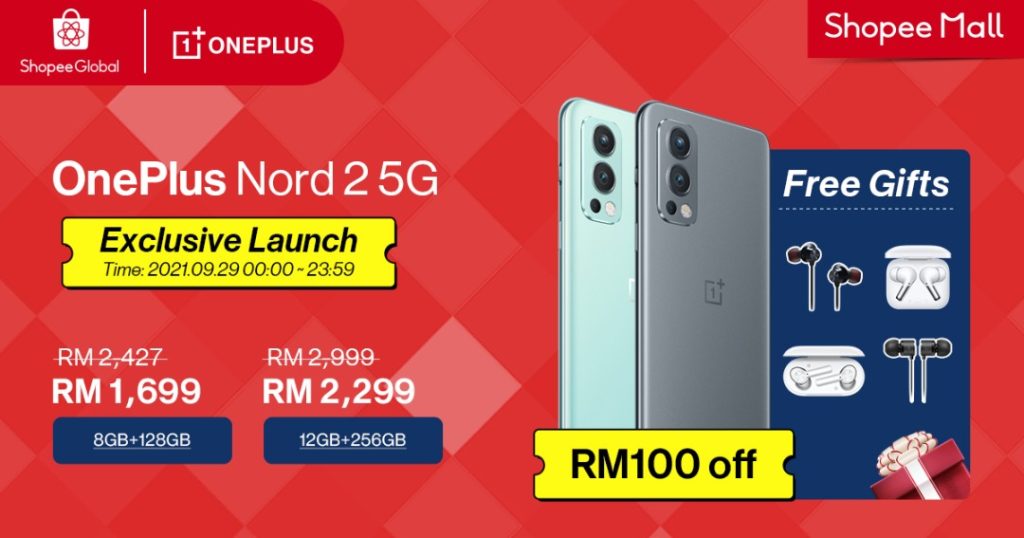 OnePlus Nord 2 5G Smart Phone - Premiere Sale on Shopee!