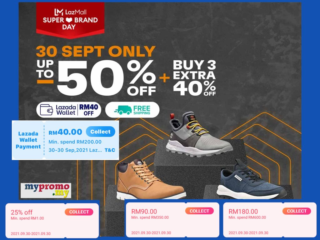 Lazada Super Brand Day x Timberland