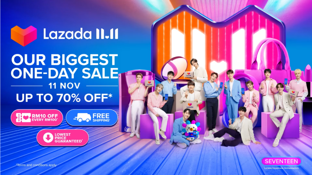 Lazada 11.11 Biggest One-Day Sale with SEVENTEEN 