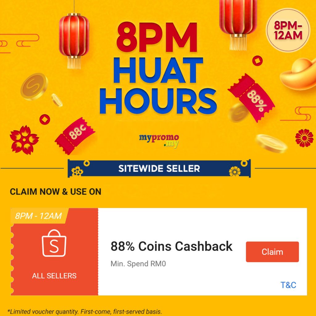 8pm Coins Cashback CNY