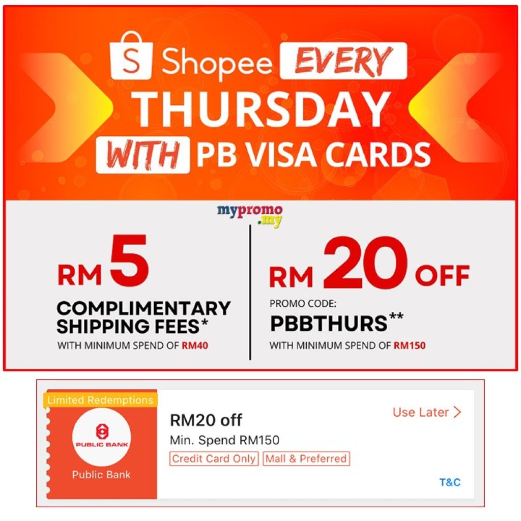 Shopee x Public Bank Card Thursday