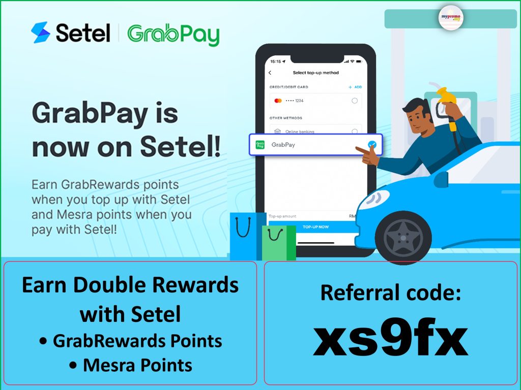 Setel - You can now top up with GrabPay 1 GrabPay Setel