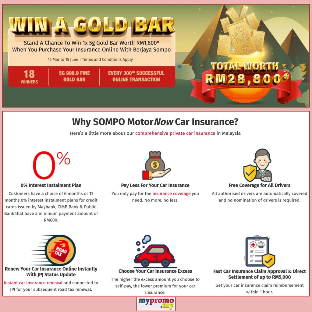 berjaya sompo promo gold