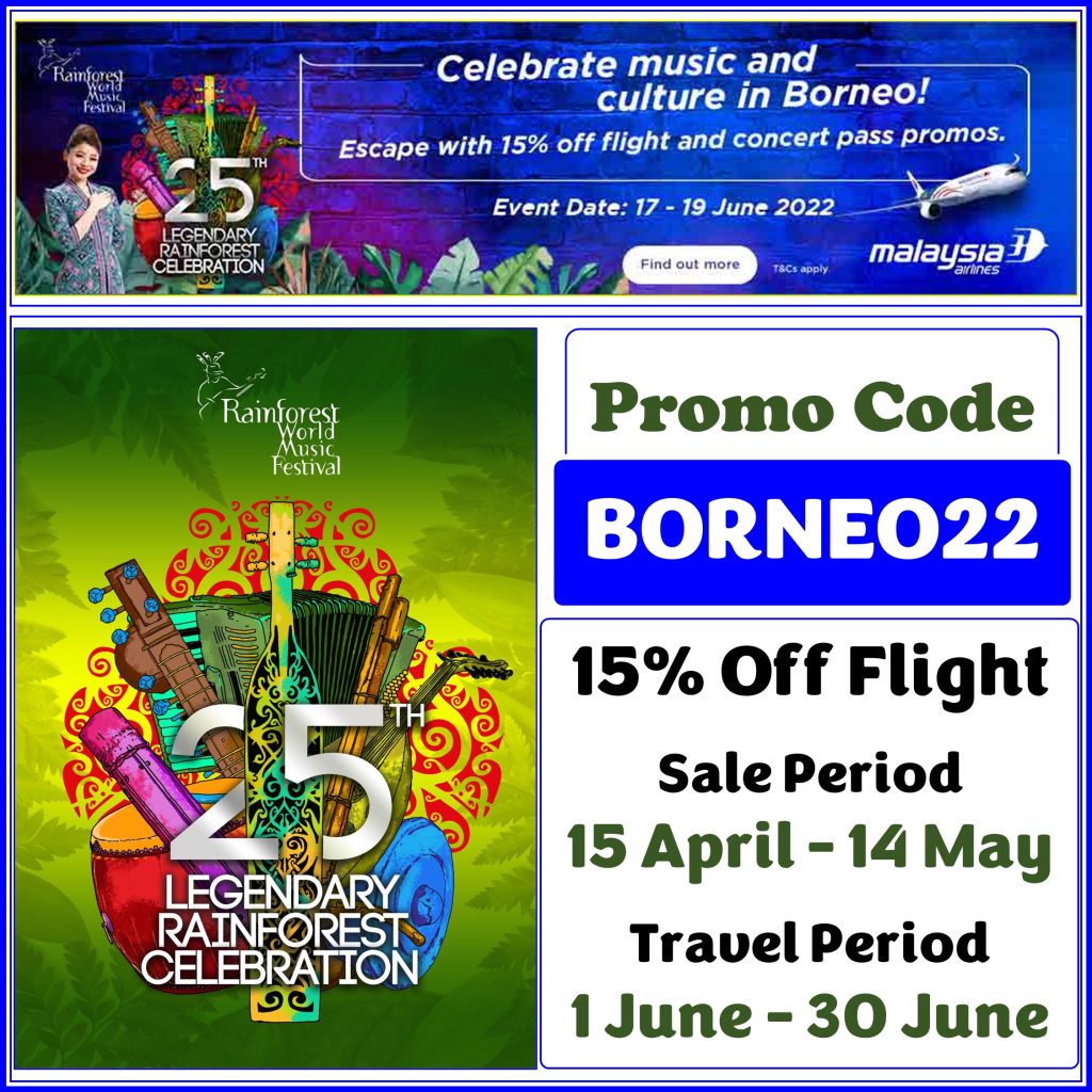 Malaysia Airlines x Rainforest World Music Festival Promotion
