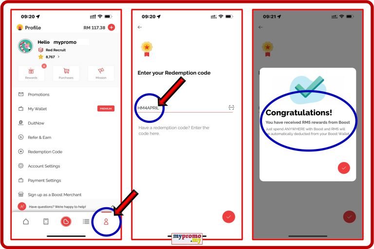 Boost Redemption Code January 2024 mypromo.my