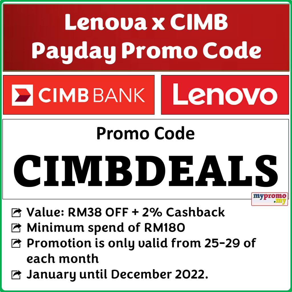 CIMB x Lenovo Promotion