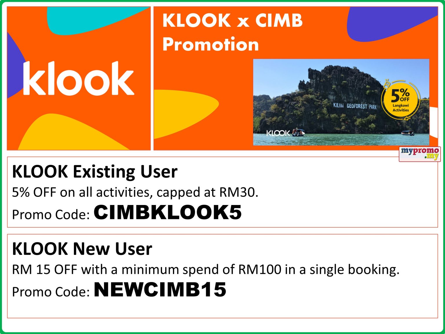 CIMB x KLOOK Promotion January 2024 mypromo.my