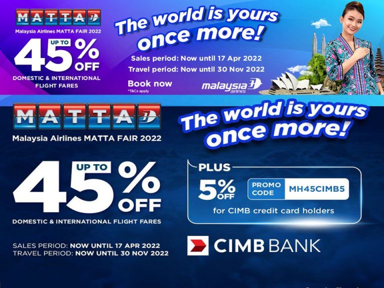 Malaysia Airlines MATTA Fair 2022 Mypromo my