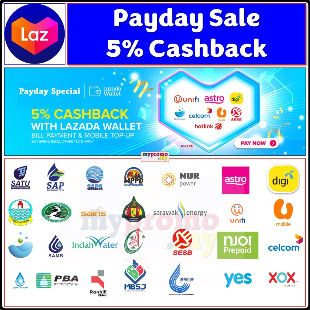 Lazada Bill Payment & Mobile Top Up