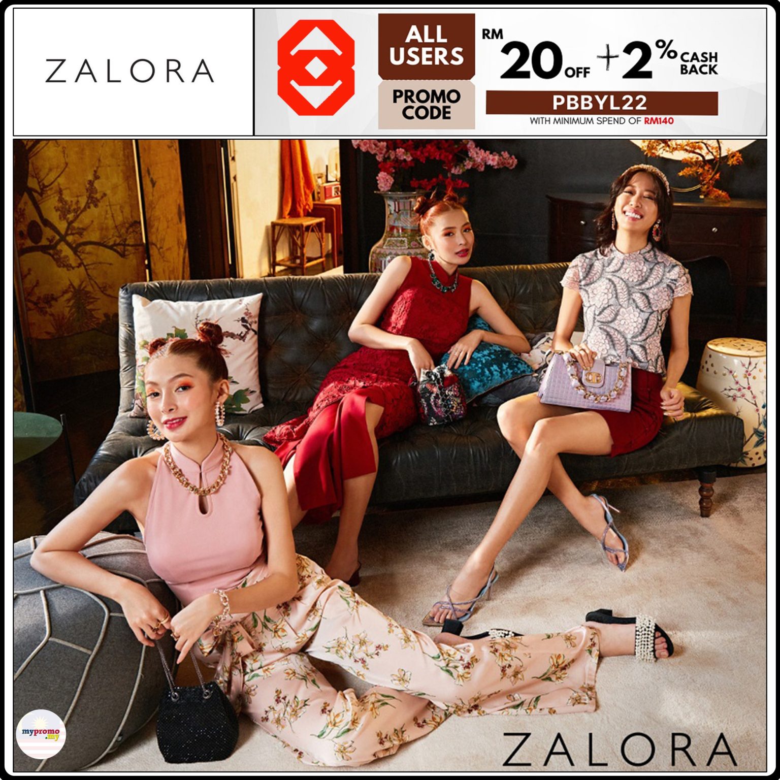 Zalora x Public Bank Promo Code October 2024 mypromo.my