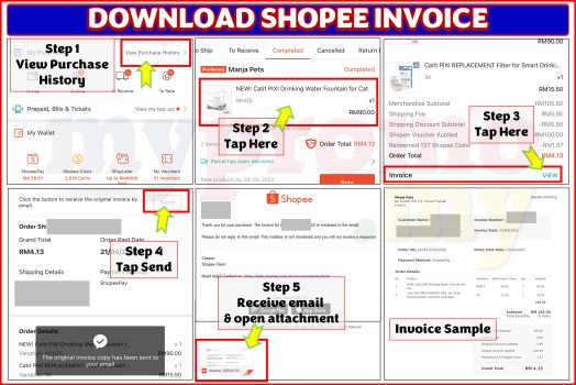 How to Download Invoice from Lazada - mypromo.my