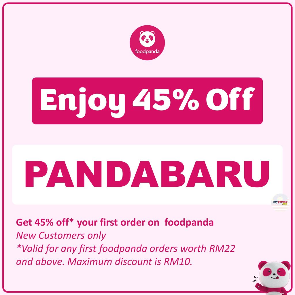 foodpanda Promo Code for New Users PANDABARU February 2024 mypromo.my