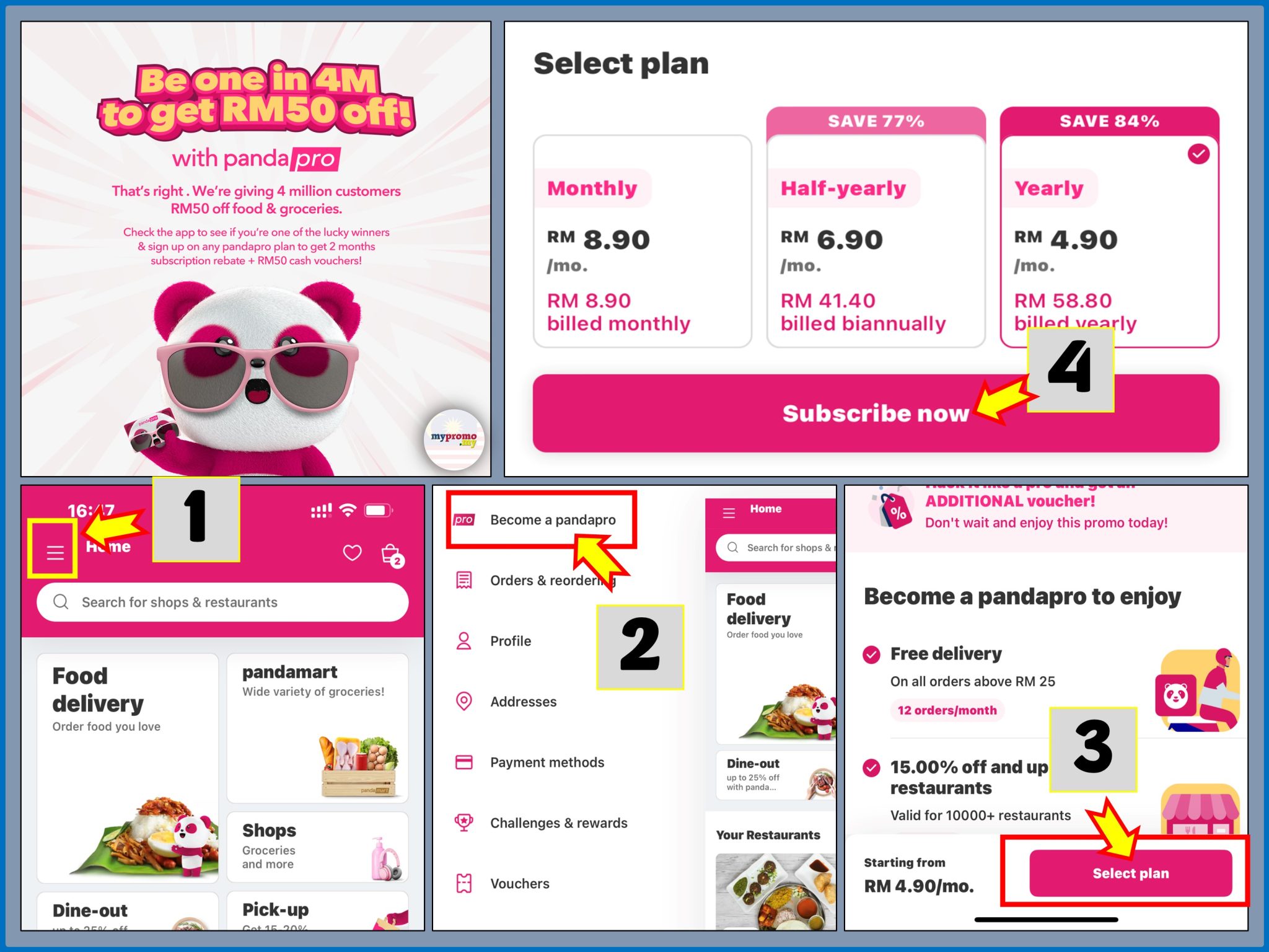 foodpanda-pandapro-subscription-promotion-january-2024-mypromo-my